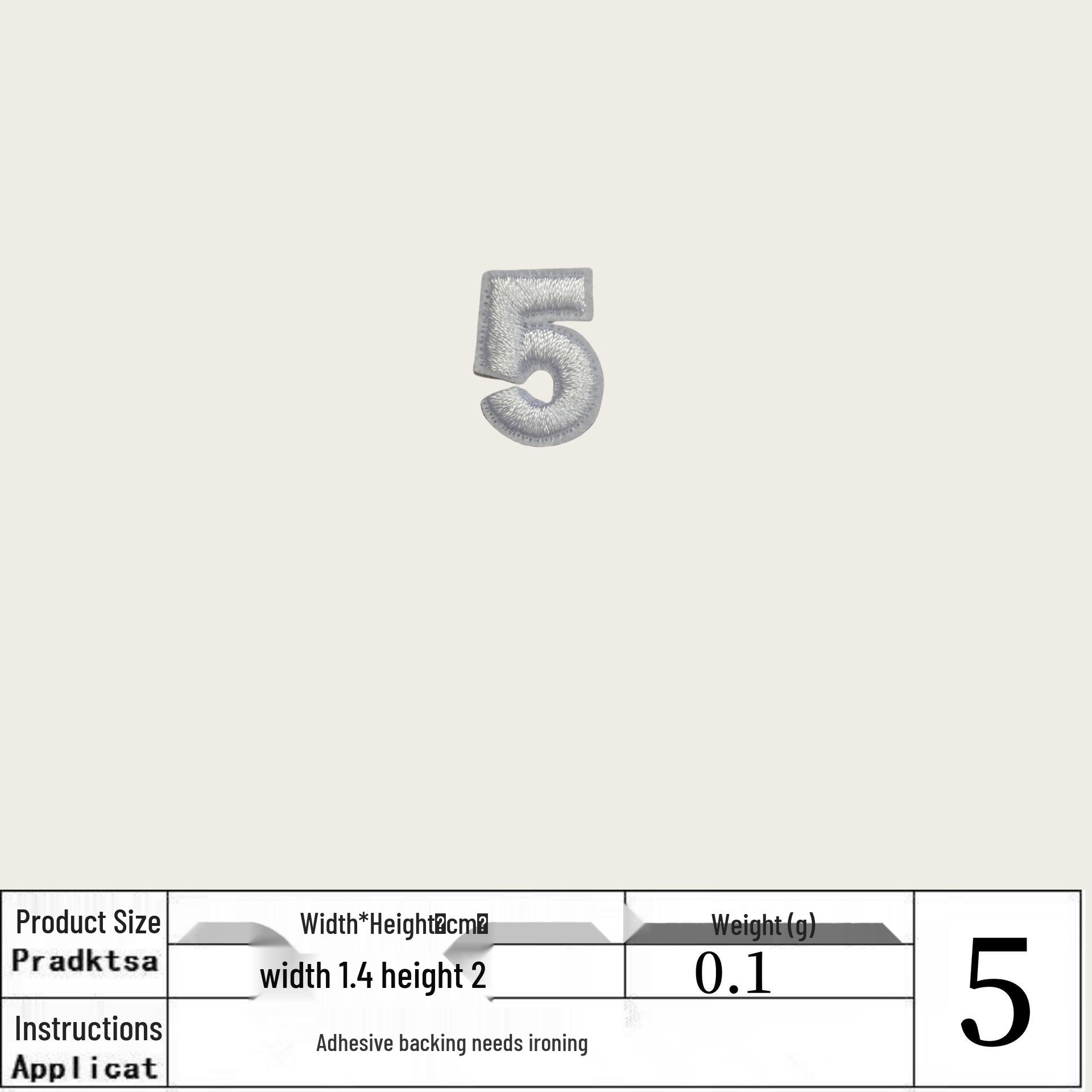 Нашивки для цифрової вишивки Na Yang, що приклеюються праскою 0-9: Білі аплікації з цифрами для одягу
Нашивки для цифрової вишивки Na Yang, що приклеюються праскою 0-9: Білі аплікації з цифрами для одягу
