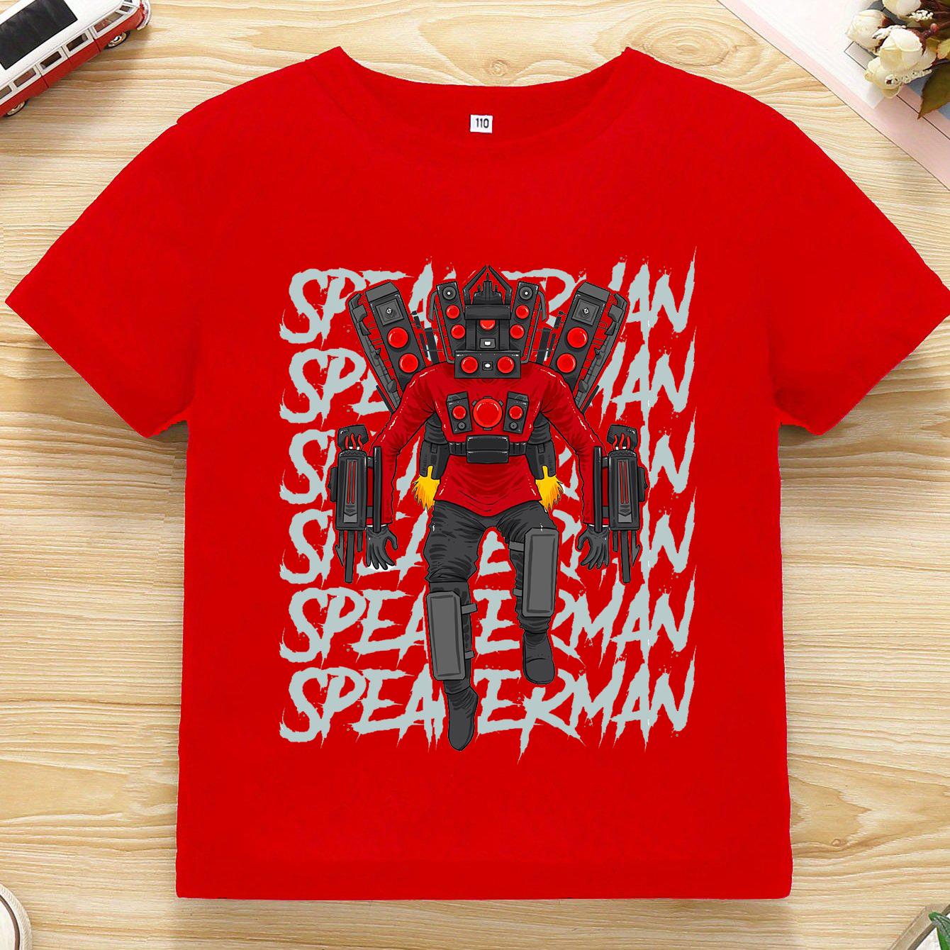 Children s T-shirt, Game Children s Clothing, Boys Cartoon Spakeman, Summer Casual Short-sleeve, Girls Top 100
Children s T-shirt, Game Children s Clothing, Boys Cartoon Spakeman, Summer Casual Short-sleeve, Girls Top 100