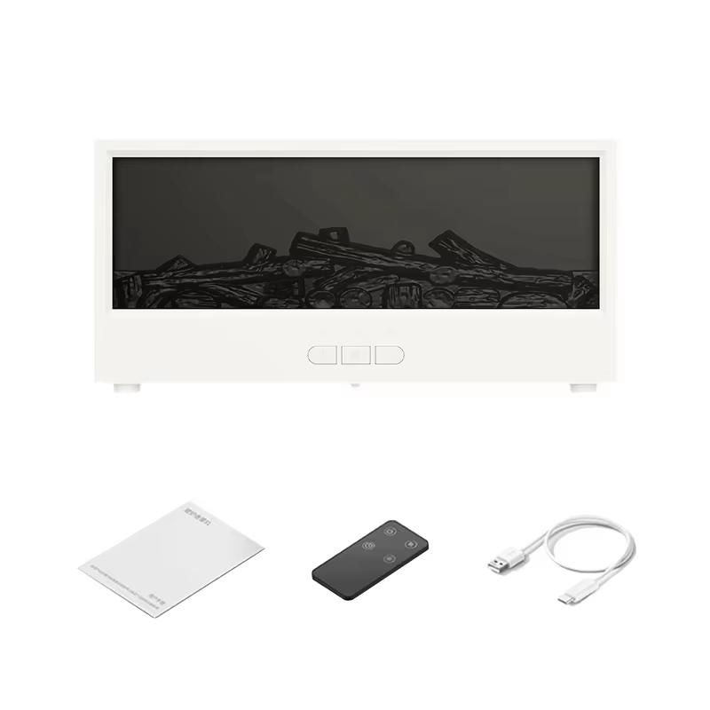 Барвистий камін з полум ям Аромадифузор Безводний Автовимкнення Зволожувач повітря з таймером Пульт дистанційного керування для дому Спальні Креативний подарунок білий
Барвистий камін з полум ям Аромадифузор Безводний Автовимкнення Зволожувач повітря з таймером Пульт дистанційного керування для дому Спальні Креативний подарунок білий