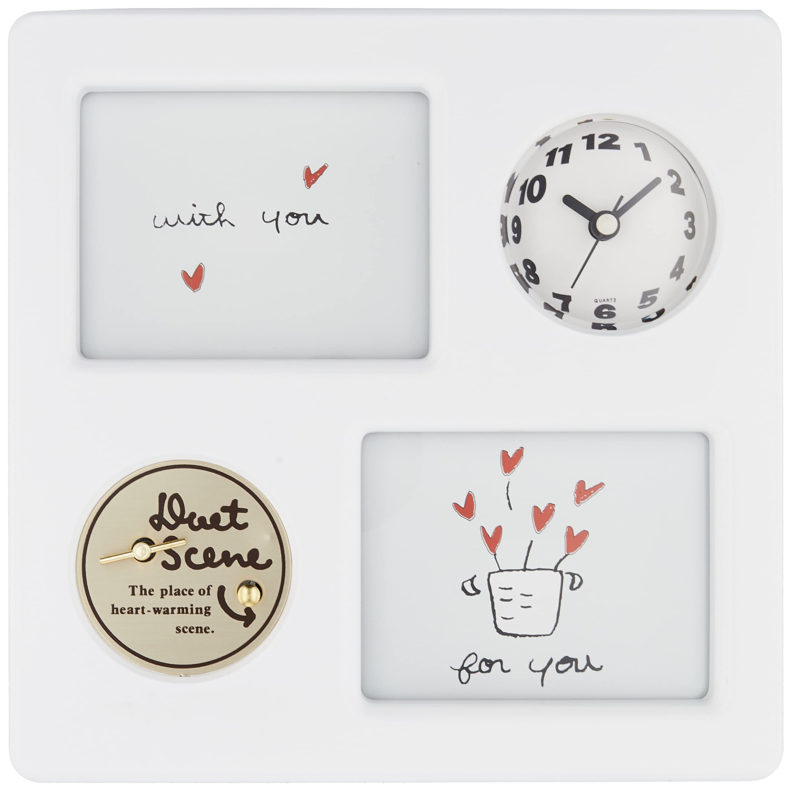 Ikeda Photo Frame with Music Box Music Square White 57007 Photo x (Thank you) Size Approx. 11.6 8.3cm
Ikeda Photo Frame with Music Box Music Square White 57007 Photo x (Thank you) Size Approx. 11.6 8.3cm