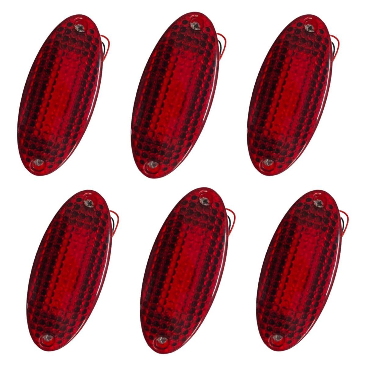 6PCS Red LED Side Marker clearance lights 12V trailer running light Fit for and Most Trucks Trailers Tractor Semi-trailer Dump truck Vehicle
6PCS Red LED Side Marker clearance lights 12V trailer running light Fit for and Most Trucks Trailers Tractor Semi-trailer Dump truck Vehicle