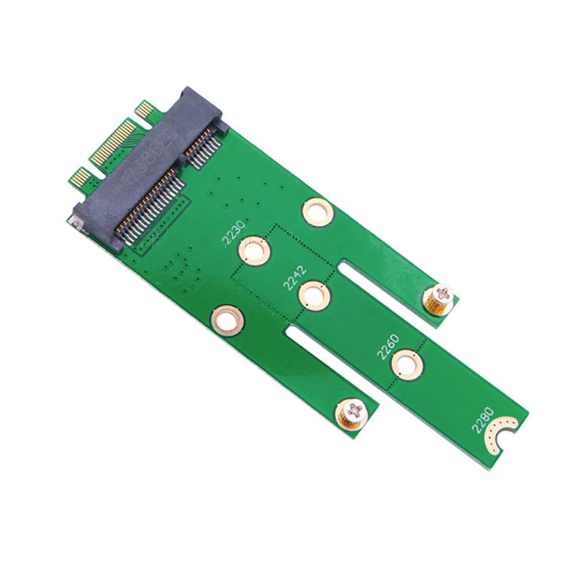 Ngff M.2 B Key To Msata Mini Pci-E Pci-Express Sata 3.0 Ssd Supports B Mode Slot Msata Male Converter Adapter Card For 2242/2260
Ngff M.2 B Key To Msata Mini Pci-E Pci-Express Sata 3.0 Ssd Supports B Mode Slot Msata Male Converter Adapter Card For 2242/2260