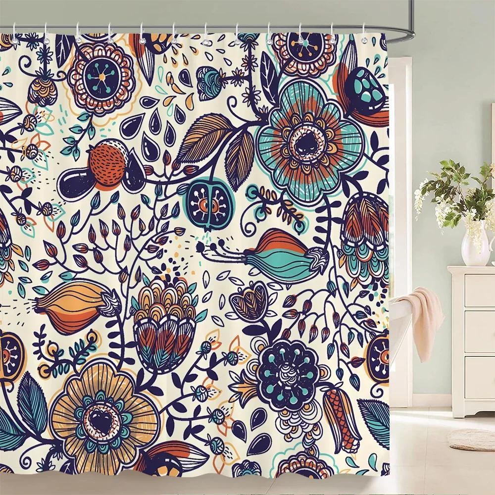 Flowers Bathroom Curtain With Hooks 3D Shower Curtains Waterproof Print 180X240Cm Polyester Cloth Bath Home Decoration Screen W60H190(CM)-1 Pcs
Flowers Bathroom Curtain With Hooks 3D Shower Curtains Waterproof Print 180X240Cm Polyester Cloth Bath Home Decoration Screen W60H190(CM)-1 Pcs