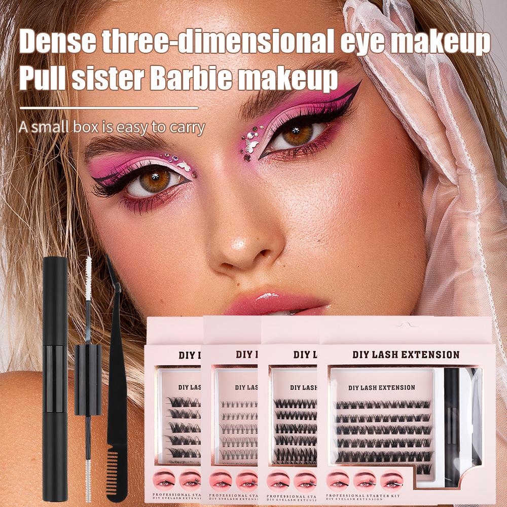 European & American DIY Self-Grafting False Eyelashes - 120 Clusters, Thick D Curl, Segmented Eyelash Set
European & American DIY Self-Grafting False Eyelashes - 120 Clusters, Thick D Curl, Segmented Eyelash Set