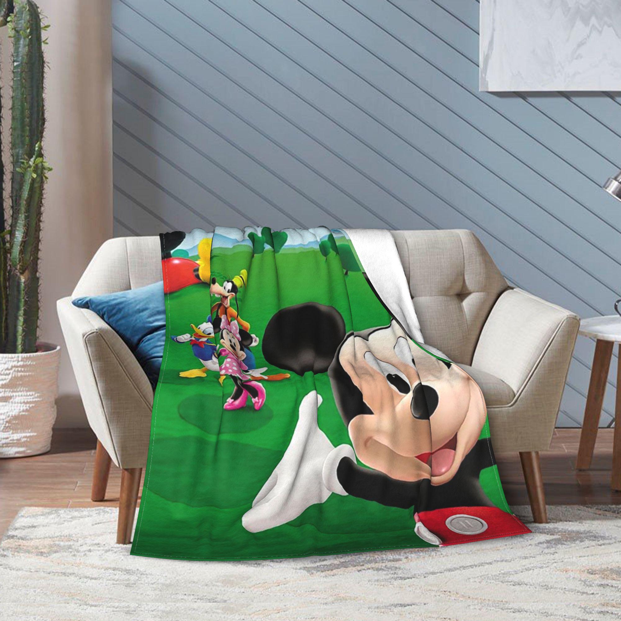 Super Soft Mickeys Mouse Clubhouse Throw Blanket Premium Flannel Fleece Lightweight Blanket Warm Plush Blankets All Season Use 75x100cm (30x40inch)
Super Soft Mickeys Mouse Clubhouse Throw Blanket Premium Flannel Fleece Lightweight Blanket Warm Plush Blankets All Season Use 75x100cm (30x40inch)