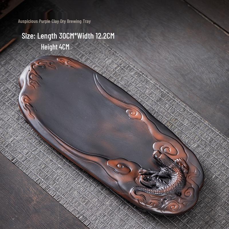 Поднос для чая из фиолетовой глины ручной работы с резервуаром для воды и подогревателем для чайника для сухого заваривания
Поднос для чая из фиолетовой глины ручной работы с резервуаром для воды и подогревателем для чайника для сухого заваривания