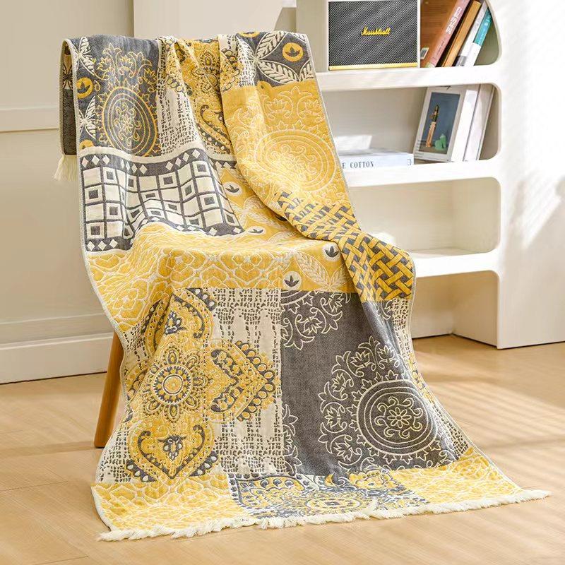 Pure Cotton Class A Five-layer Gauze Bath Towel Absorbent Adult Four Seasons Cartoon Cotton Enlarged Thickened Bath Towel 80*160
Pure Cotton Class A Five-layer Gauze Bath Towel Absorbent Adult Four Seasons Cartoon Cotton Enlarged Thickened Bath Towel 80*160