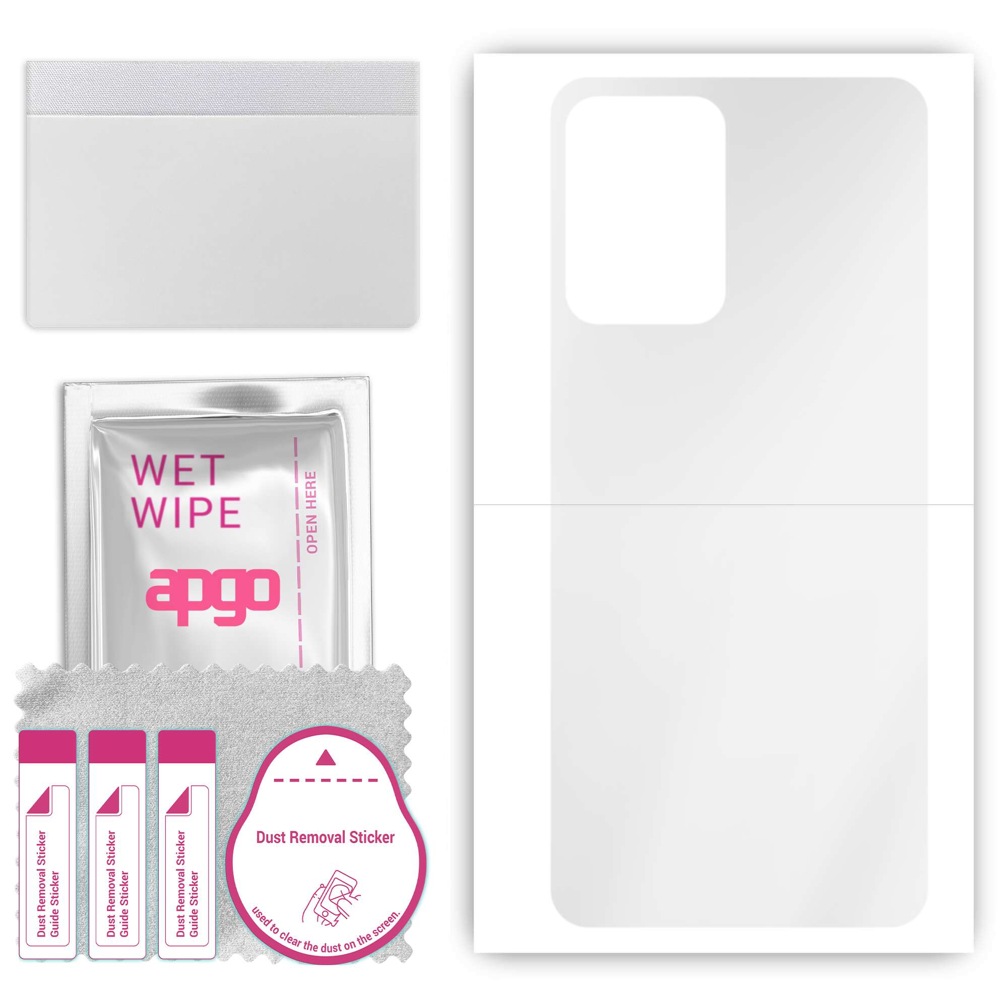apgo Ultra Clear Protective Skin Sticker for the back compatible with Infinix Zero 5G, Wrap Film, Hydrogel Film, Flexible, Soft TPU with positioning l
apgo Ultra Clear Protective Skin Sticker for the back compatible with Infinix Zero 5G, Wrap Film, Hydrogel Film, Flexible, Soft TPU with positioning l