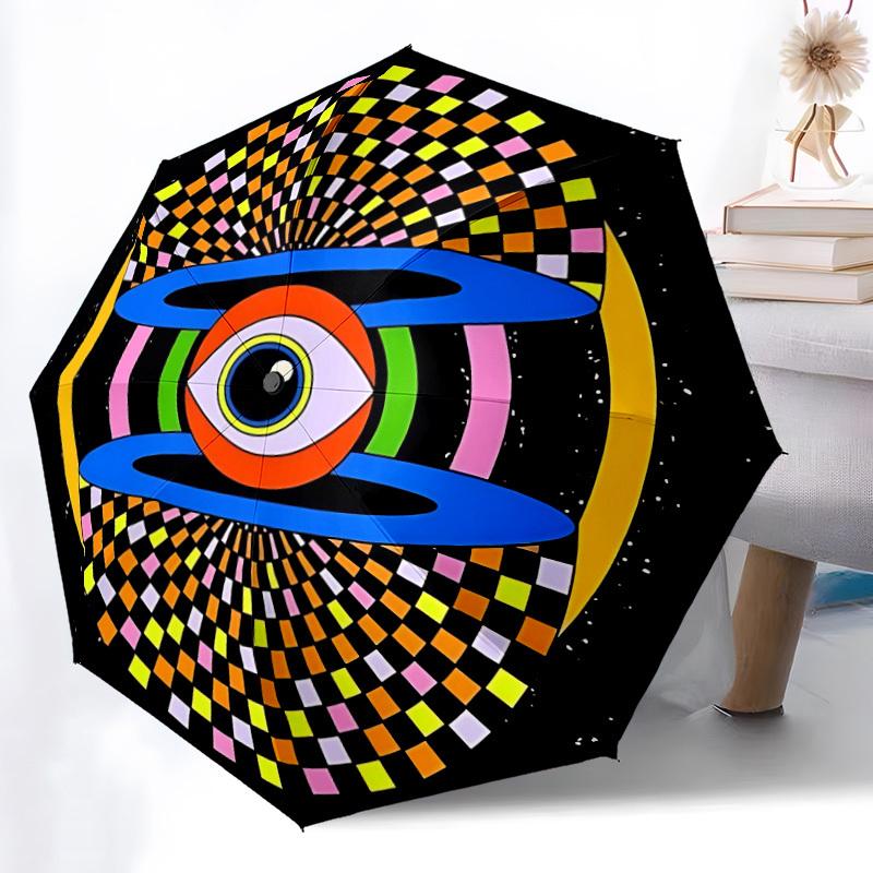1pc Psychedelic Eye Automatic Open/Close Umbrella - Compact Travel Umbrella, Gift for Birthday, Holiday yy260106012
1pc Psychedelic Eye Automatic Open/Close Umbrella - Compact Travel Umbrella, Gift for Birthday, Holiday yy260106012