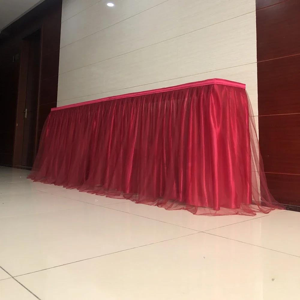 6FT Dboule Layer Voile Table Skirt Wedding Decoration Birthday Party Holiday Festival Celebration Organza Fabric Hotel Events 183cm (6FT) Length
6FT Dboule Layer Voile Table Skirt Wedding Decoration Birthday Party Holiday Festival Celebration Organza Fabric Hotel Events 183cm (6FT) Length