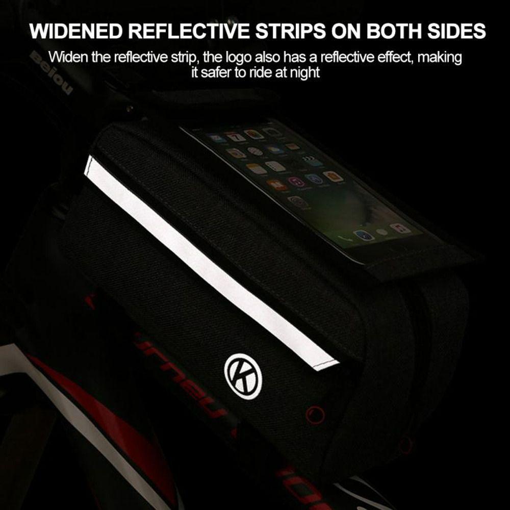 Pouch MTB Road Bike Cycling Bicycle Bag Bike Saddle Bag Front Top Tube Bag Bicycle Frame Bag сірий
Pouch MTB Road Bike Cycling Bicycle Bag Bike Saddle Bag Front Top Tube Bag Bicycle Frame Bag сірий