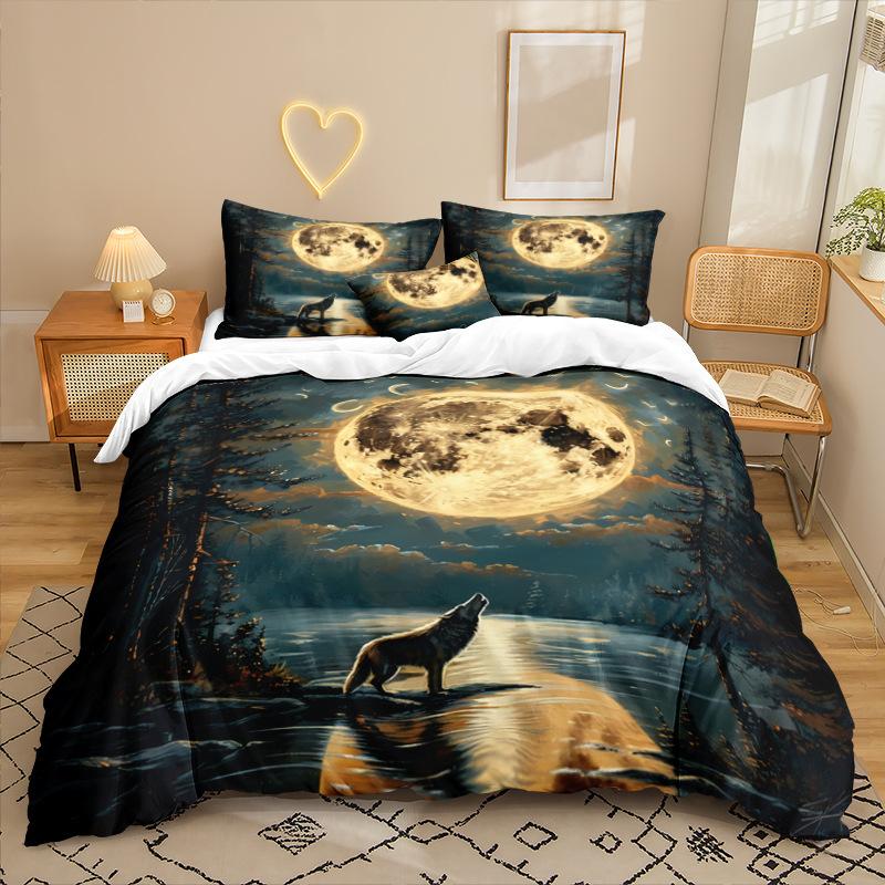 Fashion technology,3D digital printed bedding, duvet covers, pillowcases 90 * 200 two-piece set
Fashion technology,3D digital printed bedding, duvet covers, pillowcases 90 * 200 two-piece set