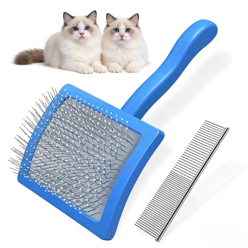 1 Set Pet Slicker Brush & Dematting Comb for Dogs Cats Puppies Poodles Bichon, Professional Hair Remover Grooming Tool Kit белый
1 Set Pet Slicker Brush & Dematting Comb for Dogs Cats Puppies Poodles Bichon, Professional Hair Remover Grooming Tool Kit белый