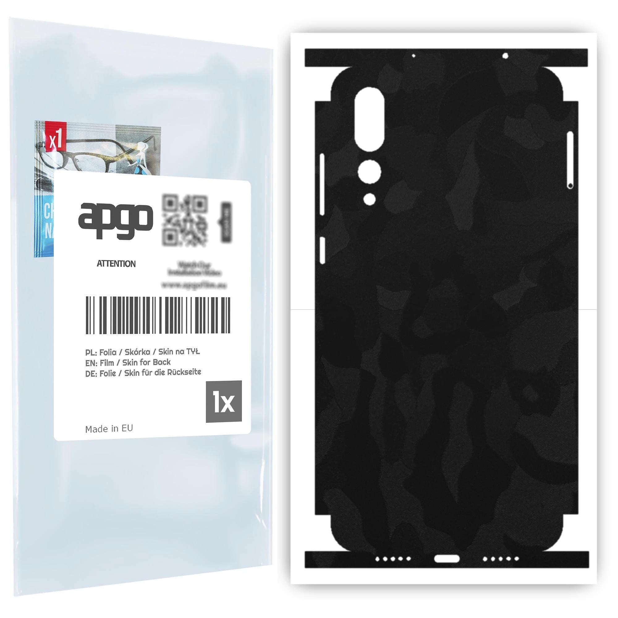 Захисна наклейка apgo для задньої та бічних сторін, сумісна з Huawei P20 Pro, Плівка повного обгортання, Фольга, Вініл - візерунок Чорний камуфляж
Захисна наклейка apgo для задньої та бічних сторін, сумісна з Huawei P20 Pro, Плівка повного обгортання, Фольга, Вініл - візерунок Чорний камуфляж