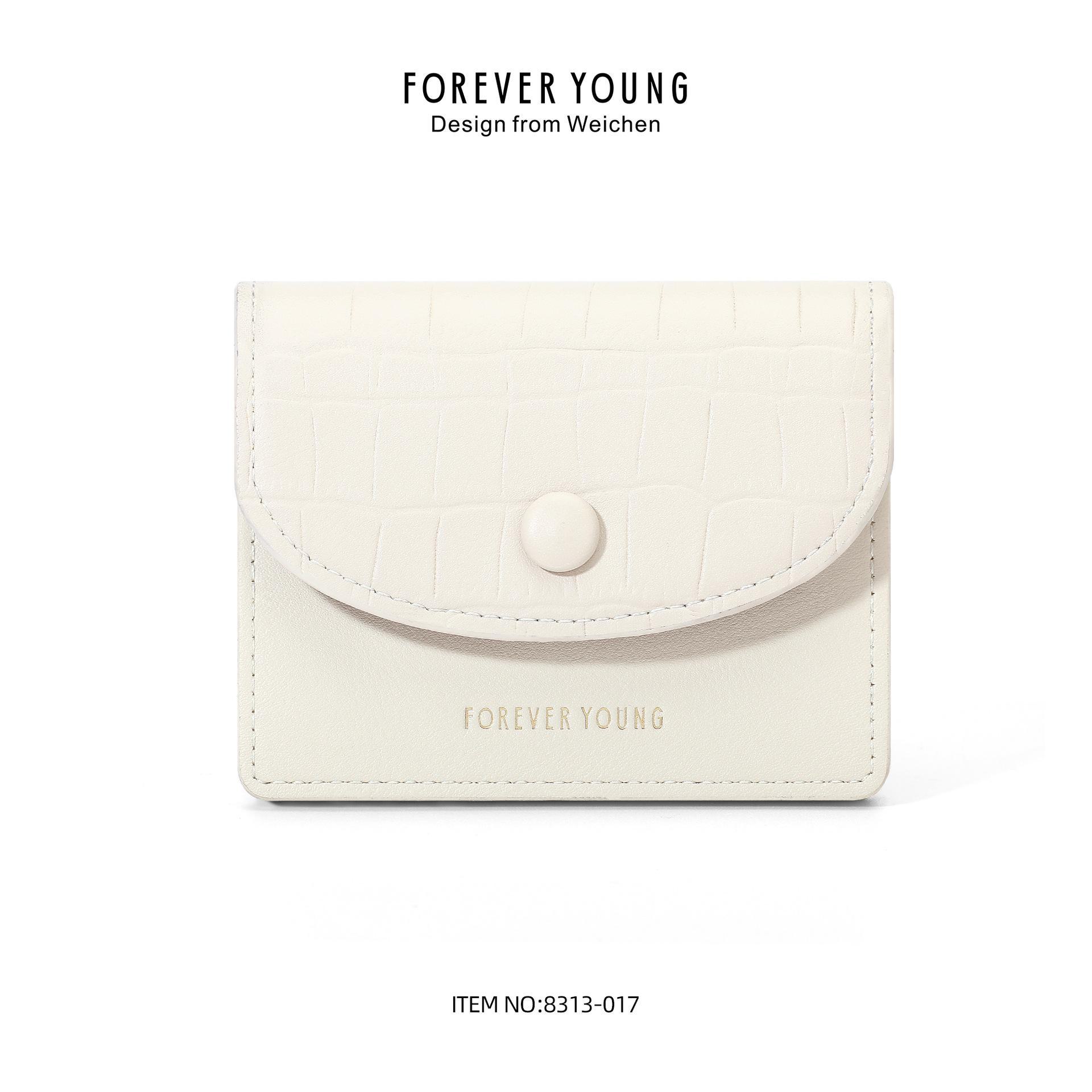 Forever Young Ультратонкий корейский женский кошелек и держатель для карт с каменным узором грязно-белый
Forever Young Ультратонкий корейский женский кошелек и держатель для карт с каменным узором грязно-белый