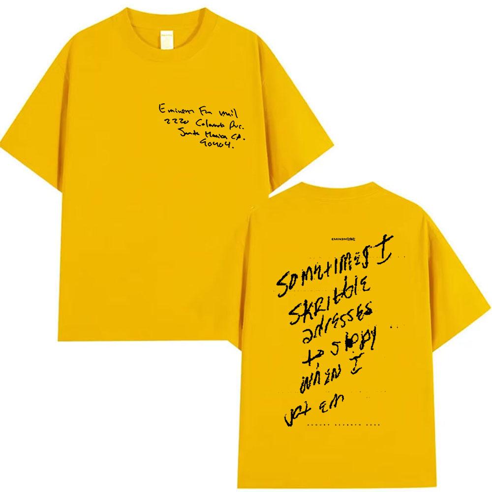 Rapper Eminem Stans Tour Album 2025 Graphic T Shirts Men Women Casual Fashion Retro Cozy Cotton Short Sleeve Tshirt Streetwear S
Rapper Eminem Stans Tour Album 2025 Graphic T Shirts Men Women Casual Fashion Retro Cozy Cotton Short Sleeve Tshirt Streetwear S
