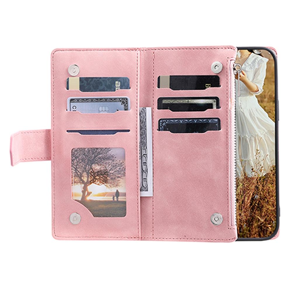 005 Style for Samsung Galaxy S22 Ultra 5G Rhombus Texture PU Leather Phone Wallet Stand Cover Zipper Pocket Design Anti-drop Case with Wrist Strap Rose Gold
005 Style for Samsung Galaxy S22 Ultra 5G Rhombus Texture PU Leather Phone Wallet Stand Cover Zipper Pocket Design Anti-drop Case with Wrist Strap Rose Gold