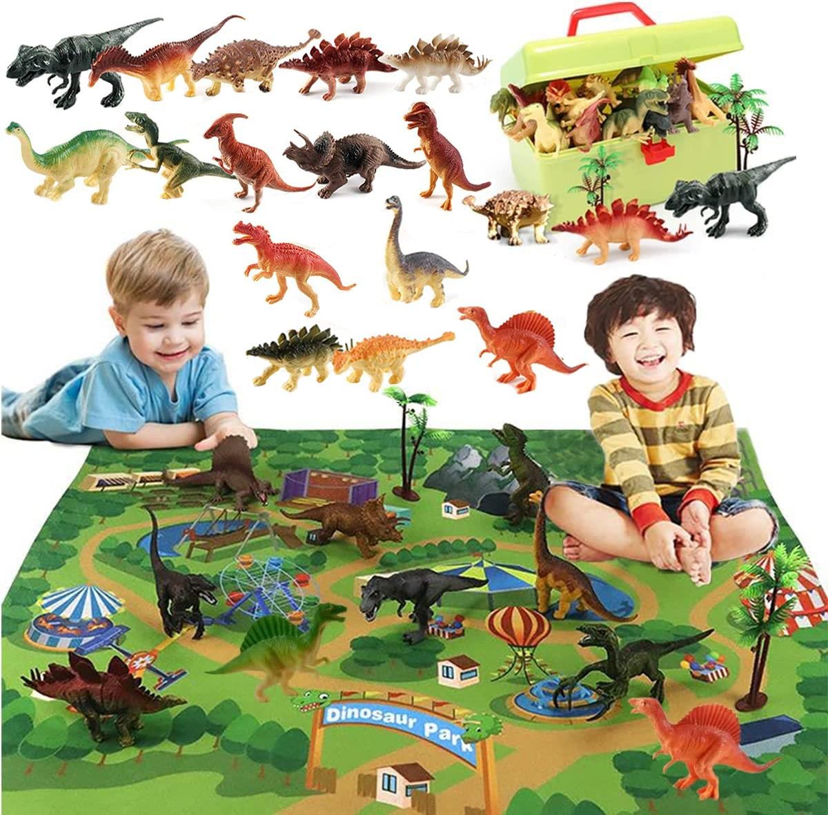 Набор игрушек динозавров из 52 популярных больших Ania Triceratops Tyrannosaurus Rex Velociraptor Креативный парк динозавров для девочек и мальчиков Игрушки для подарка на день рождения
Набор игрушек динозавров из 52 популярных больших Ania Triceratops Tyrannosaurus Rex Velociraptor Креативный парк динозавров для девочек и мальчиков Игрушки для подарка на день рождения