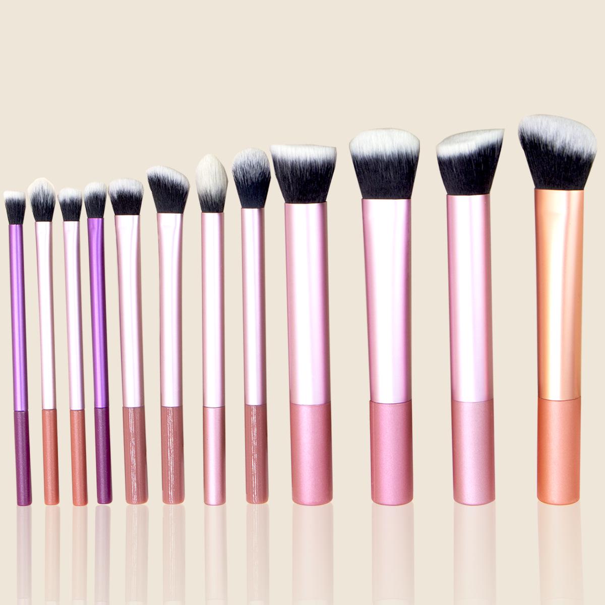 New Makeup Brush Set: 6/12 Pieces with Long and Short Handles for Powder, Concealer, and Contour Application
New Makeup Brush Set: 6/12 Pieces with Long and Short Handles for Powder, Concealer, and Contour Application