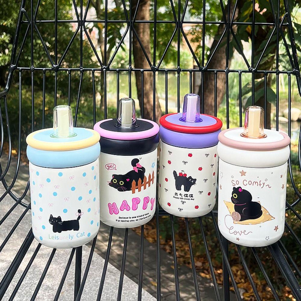 With handle Vacuum Cup Cartoon Cat Water Mug Winter Thermal Water Bottle Office Workers C
With handle Vacuum Cup Cartoon Cat Water Mug Winter Thermal Water Bottle Office Workers C