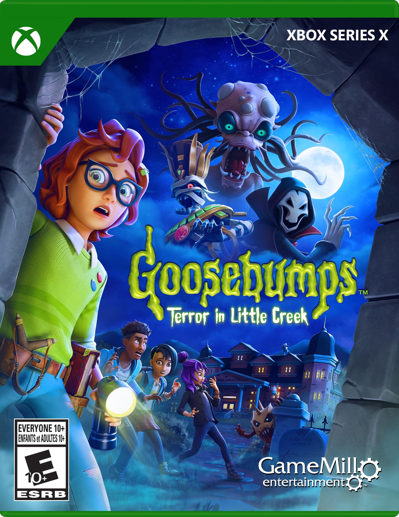 Terror in Little Creek North Xbox Series X Goosebumps (Import America) зелёный
Terror in Little Creek North Xbox Series X Goosebumps (Import America) зелёный
