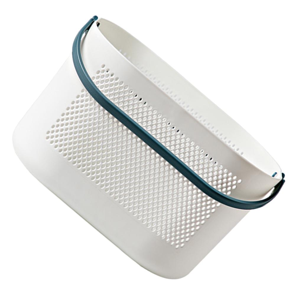 Plastic Storage Basket Small Shower Organizer For Bathroom Travel Portable Handle Smooth Multi-Purpose Tidy Solution синій
Plastic Storage Basket Small Shower Organizer For Bathroom Travel Portable Handle Smooth Multi-Purpose Tidy Solution синій