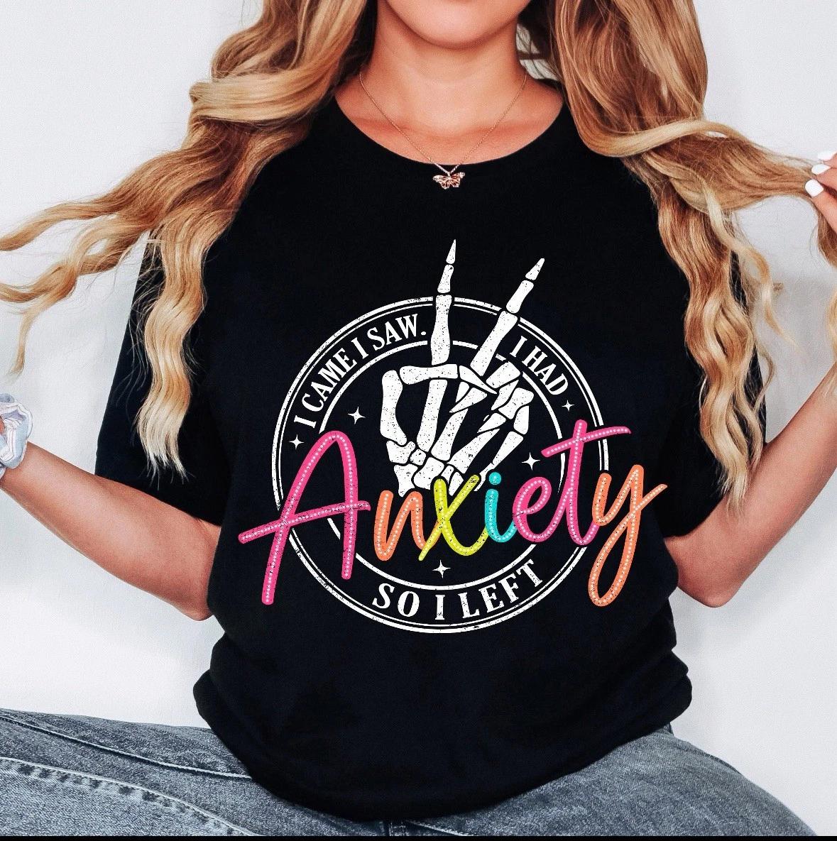 Anxiety I Came I Saw Unisex Graphic T-Shirt Top Tee S-3XL S
Anxiety I Came I Saw Unisex Graphic T-Shirt Top Tee S-3XL S