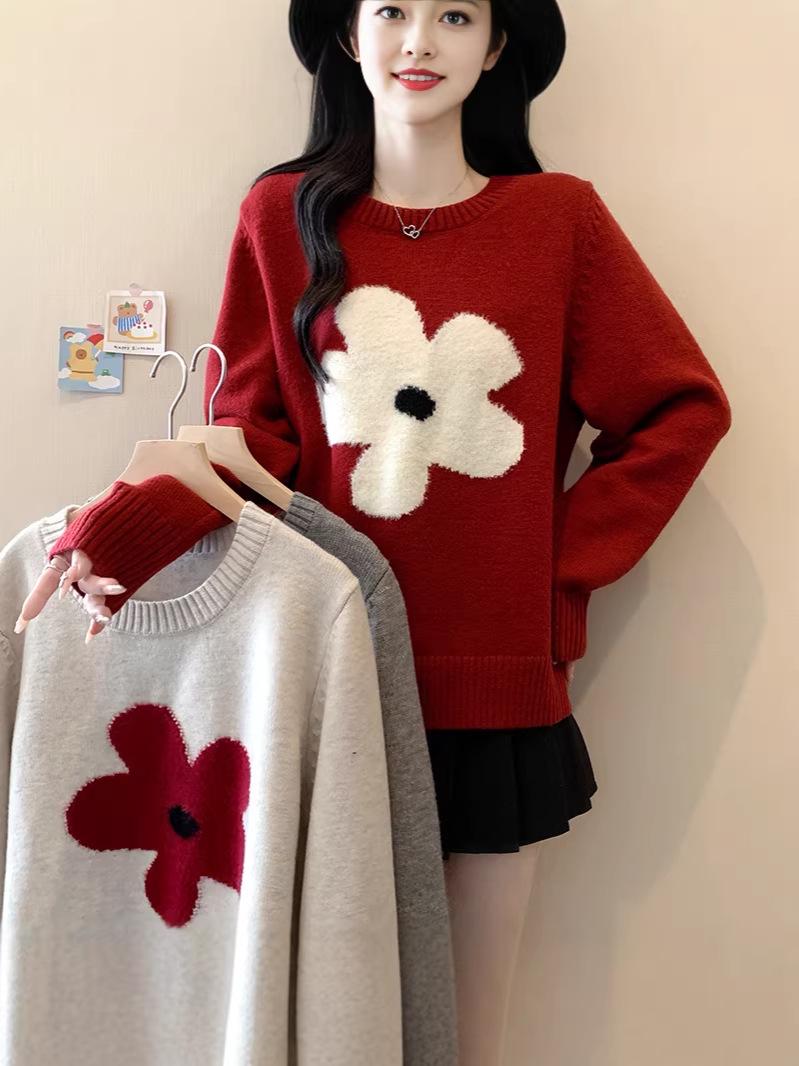 2025 Plus Size Winter Floral Round Neck Sweater: Cozy, Stylish, Thickened Knitwear XXL
2025 Plus Size Winter Floral Round Neck Sweater: Cozy, Stylish, Thickened Knitwear XXL