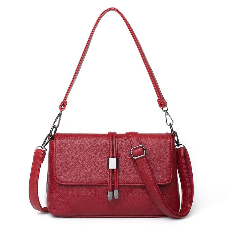 Women Shoulder Bags big PU Leather ladies Handbags Fashi female Crossbody Sling bag black Mother s gift bolsa feminina black 26x16x7cm червоний
Women Shoulder Bags big PU Leather ladies Handbags Fashi female Crossbody Sling bag black Mother s gift bolsa feminina black 26x16x7cm червоний