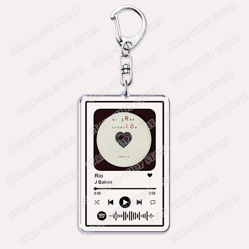 Pop Reggaeton Singer Keychains for Women Accessories Bag LA CANCIÓN Mi Gente Songs Music Album Code Keying Jewelry Fans Gifts
Pop Reggaeton Singer Keychains for Women Accessories Bag LA CANCIÓN Mi Gente Songs Music Album Code Keying Jewelry Fans Gifts