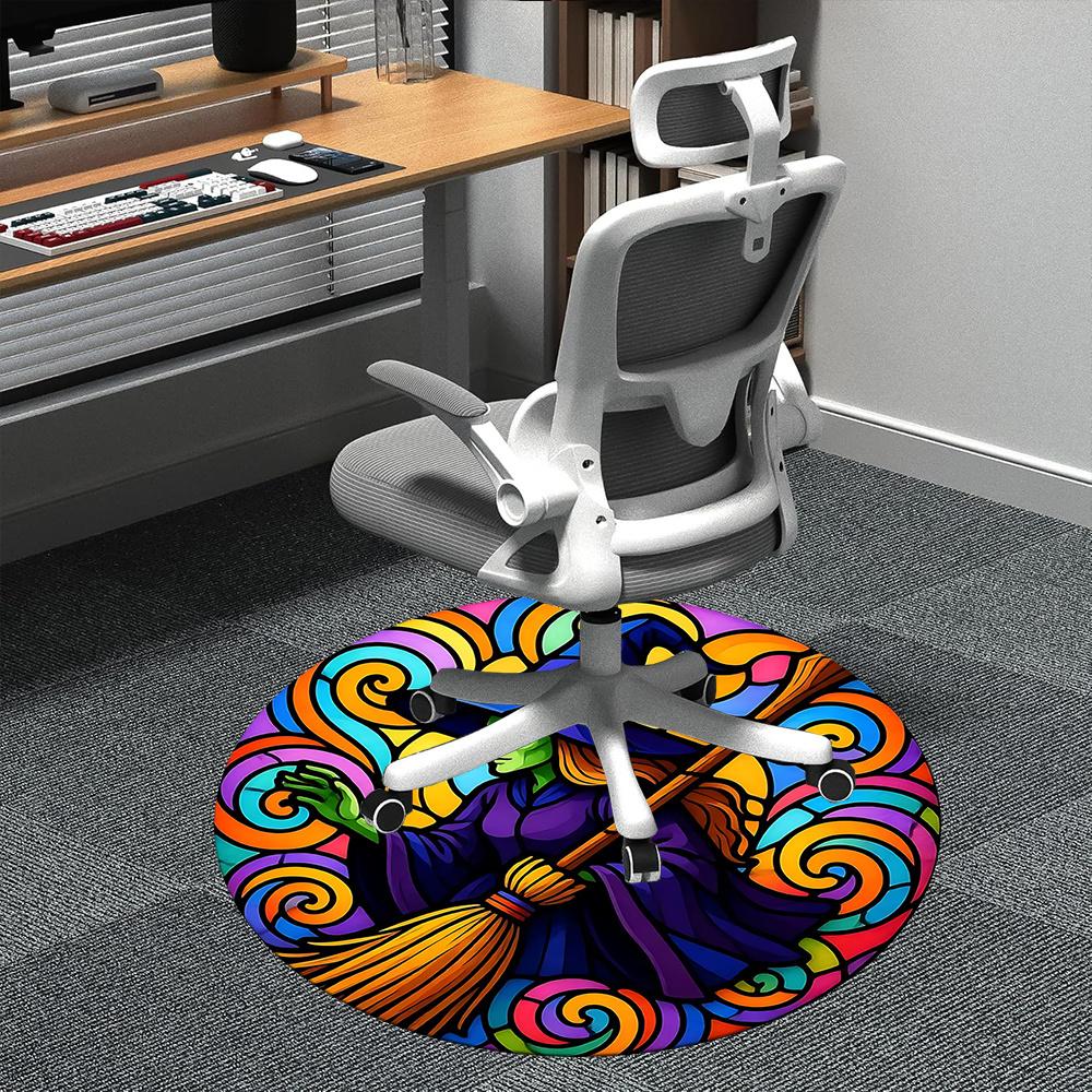 1pc Witch Broomstick Office Round Area Rug, Indoor Mat Suitable ForOffice, Under Office Chairs Bedroom Living Room Home Decor, Room Deco 031 80cm by 80cm
1pc Witch Broomstick Office Round Area Rug, Indoor Mat Suitable ForOffice, Under Office Chairs Bedroom Living Room Home Decor, Room Deco 031 80cm by 80cm