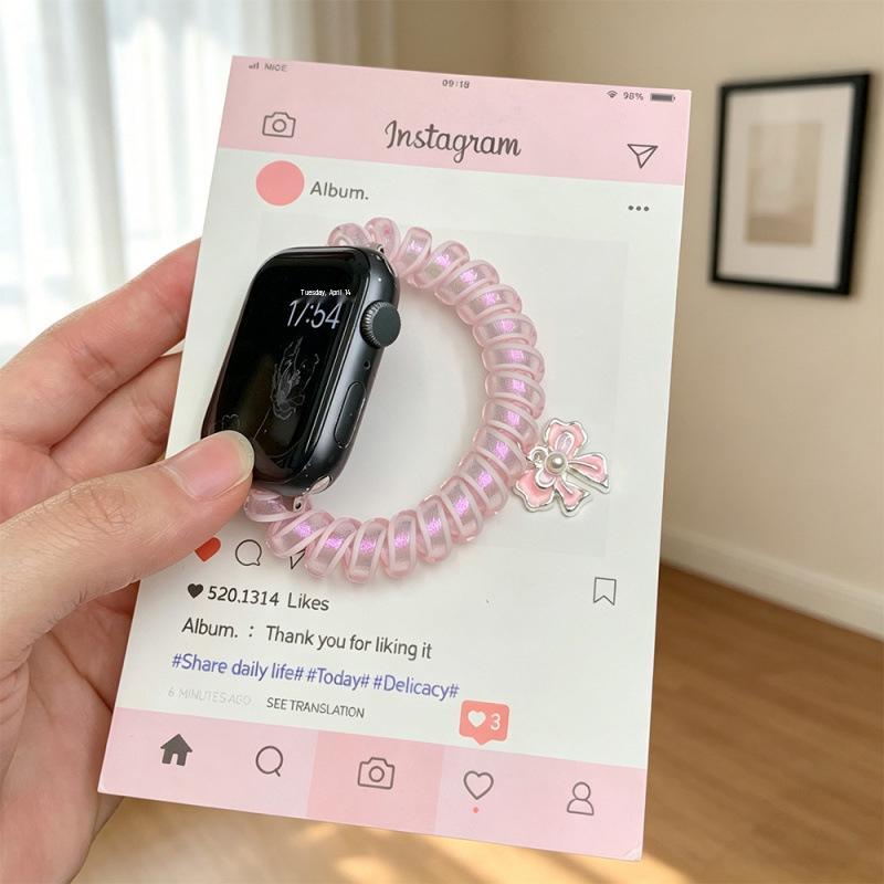 Iridescent Bowknot Lanyard for Apple Watch 11, Huawei & Xiaomi Self-measure 22mm рожевий/веселковий
Iridescent Bowknot Lanyard for Apple Watch 11, Huawei & Xiaomi Self-measure 22mm рожевий/веселковий