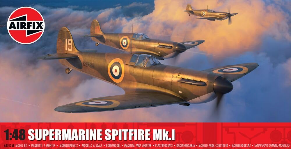 Airfix Supermarine Spitfire Пластиковая модель 1/48 Mk.I X-5126B (Самолет)
Airfix Supermarine Spitfire Пластиковая модель 1/48 Mk.I X-5126B (Самолет)