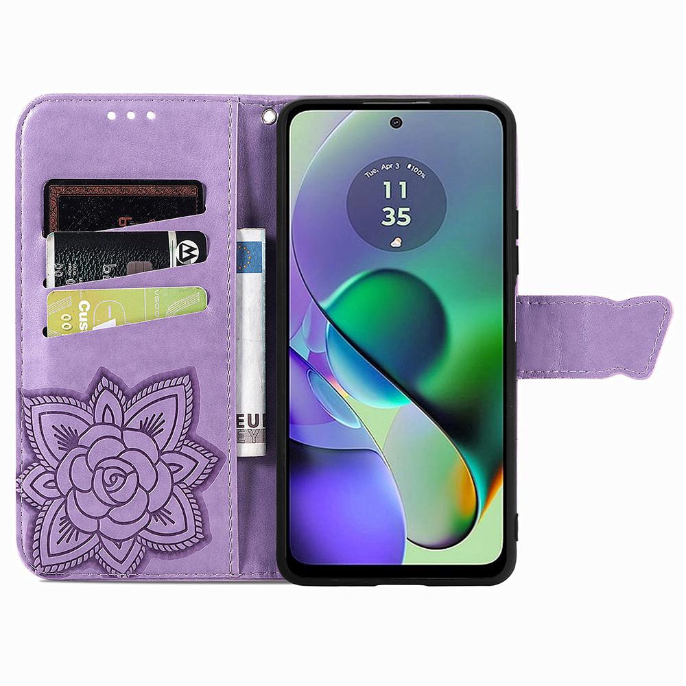 For Motorola Moto G54 5G Cell Phone Case PU Leather Butterfly Pattern Wallet Cover Light Purple
For Motorola Moto G54 5G Cell Phone Case PU Leather Butterfly Pattern Wallet Cover Light Purple