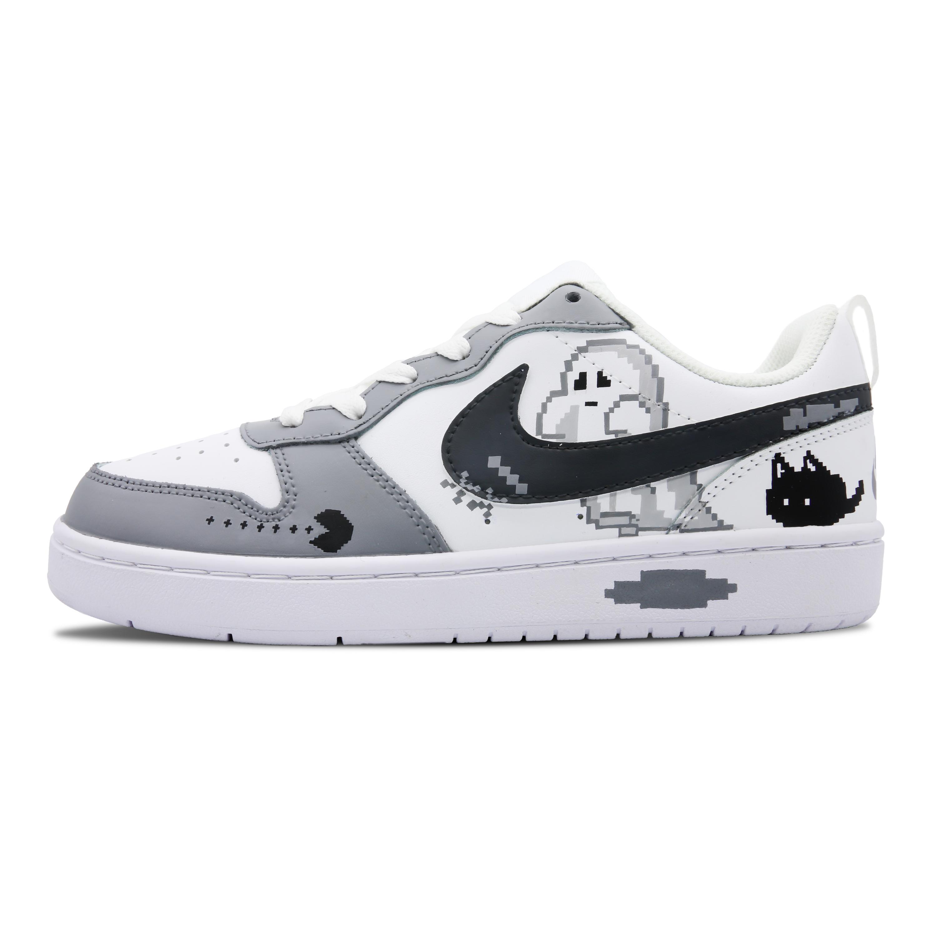 Nike Court Borough Leather Low top Skateboard Shoes GS Black White Gray BQ5448-100(Team60-) 36.5
Nike Court Borough Leather Low top Skateboard Shoes GS Black White Gray BQ5448-100(Team60-) 36.5