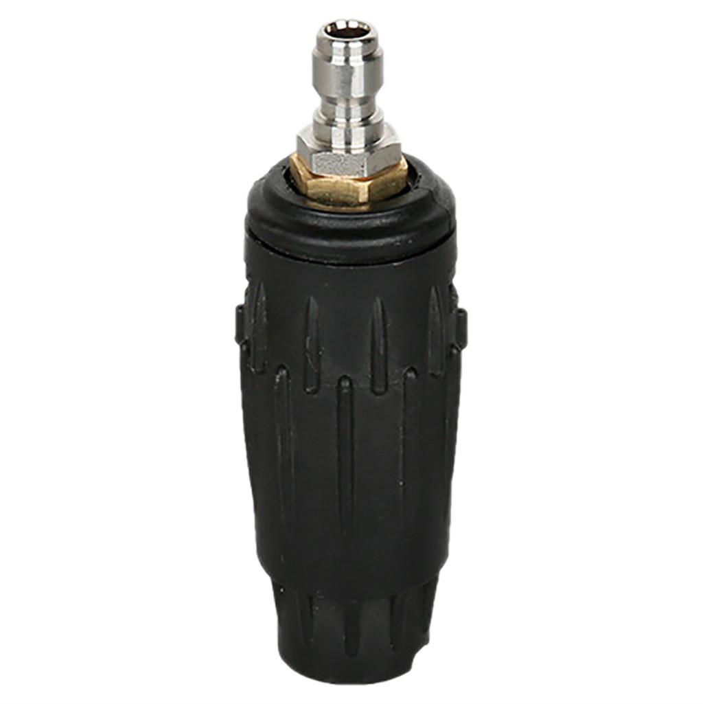 Вращающаяся распылительная насадка для мойки высокого давления, 3000 фунтов на квадратный дюйм, заглушка 1/4 дюйма чёрный
Вращающаяся распылительная насадка для мойки высокого давления, 3000 фунтов на квадратный дюйм, заглушка 1/4 дюйма чёрный