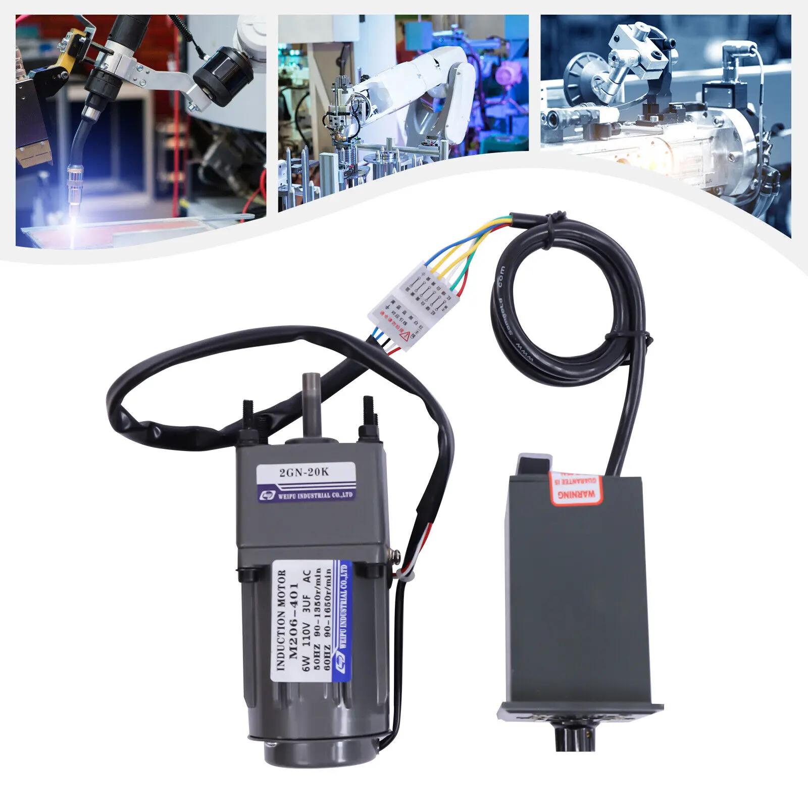 110V Gear Motor Speed Controller Adjustable 0-68RPM 20K Reduction Ratio Industrial Use United States
110V Gear Motor Speed Controller Adjustable 0-68RPM 20K Reduction Ratio Industrial Use United States
