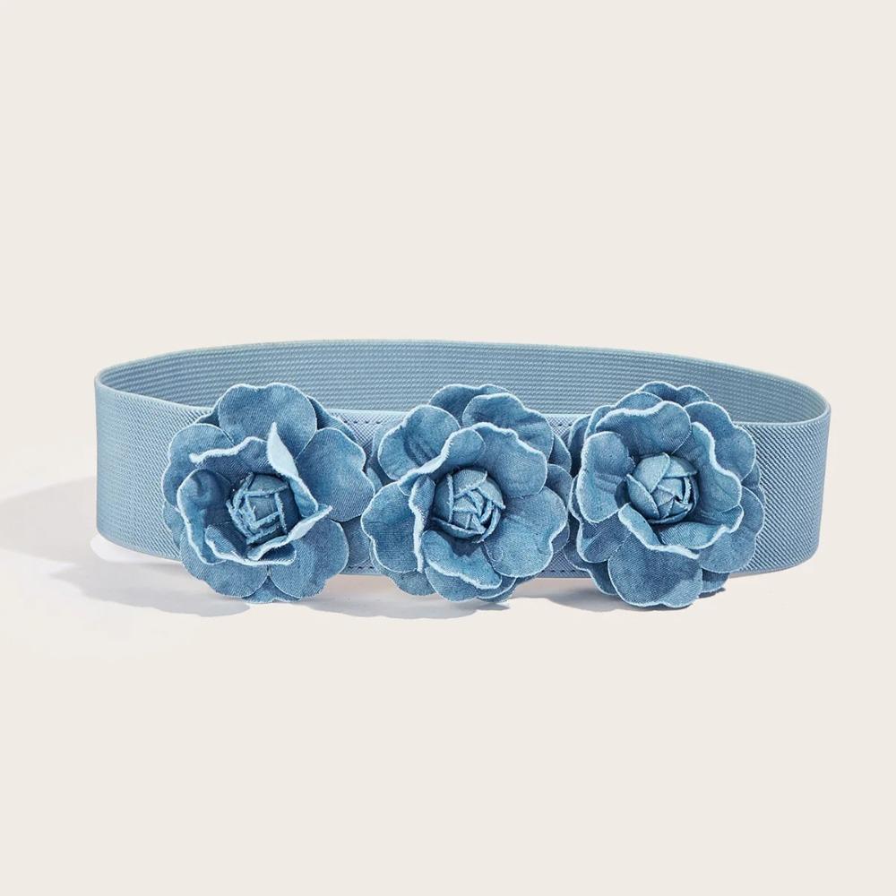 5cm Wide Dress Belt Blue Buckle Waist Belt Korean Style Elastic Belt Daily Wear
5cm Wide Dress Belt Blue Buckle Waist Belt Korean Style Elastic Belt Daily Wear