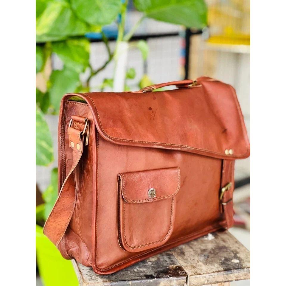 Handmade Aprove Leather Vintage Laptop Messenger Briefcase Bag Satchel 15 x 11 x 4 in коричневий
Handmade Aprove Leather Vintage Laptop Messenger Briefcase Bag Satchel 15 x 11 x 4 in коричневий
