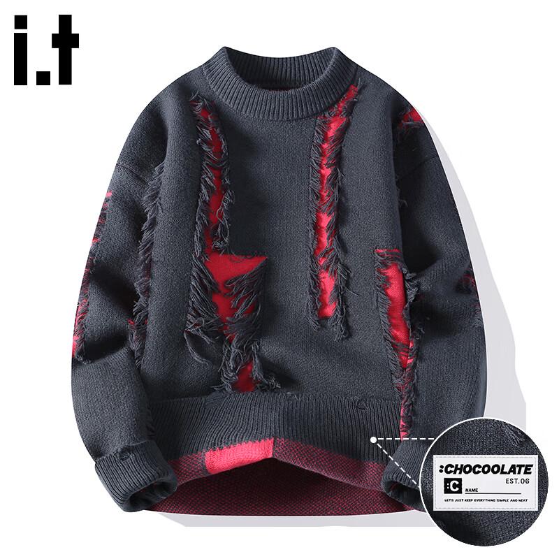 :CHOCOOLATEit Мужской свитер в уличном стиле, состаренный, крупной вязки, свободного кроя XL
:CHOCOOLATEit Мужской свитер в уличном стиле, состаренный, крупной вязки, свободного кроя XL