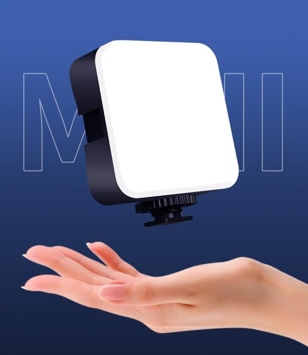 Zeadio Camera Video Portable Rechargeable LED Light Scene Compatible with 3 Cold Shoe Mounts Light, CRI95+/20 Modes/3000K-7000K
Zeadio Camera Video Portable Rechargeable LED Light Scene Compatible with 3 Cold Shoe Mounts Light, CRI95+/20 Modes/3000K-7000K