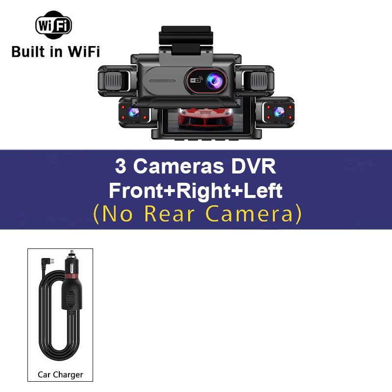 Dashcam for cars 4 Channel Black Box WiFi Driving Camera FHD 1080P Night Vision Loop Recording add Hardwire kit car accessories VI64-3 Lens
Dashcam for cars 4 Channel Black Box WiFi Driving Camera FHD 1080P Night Vision Loop Recording add Hardwire kit car accessories VI64-3 Lens