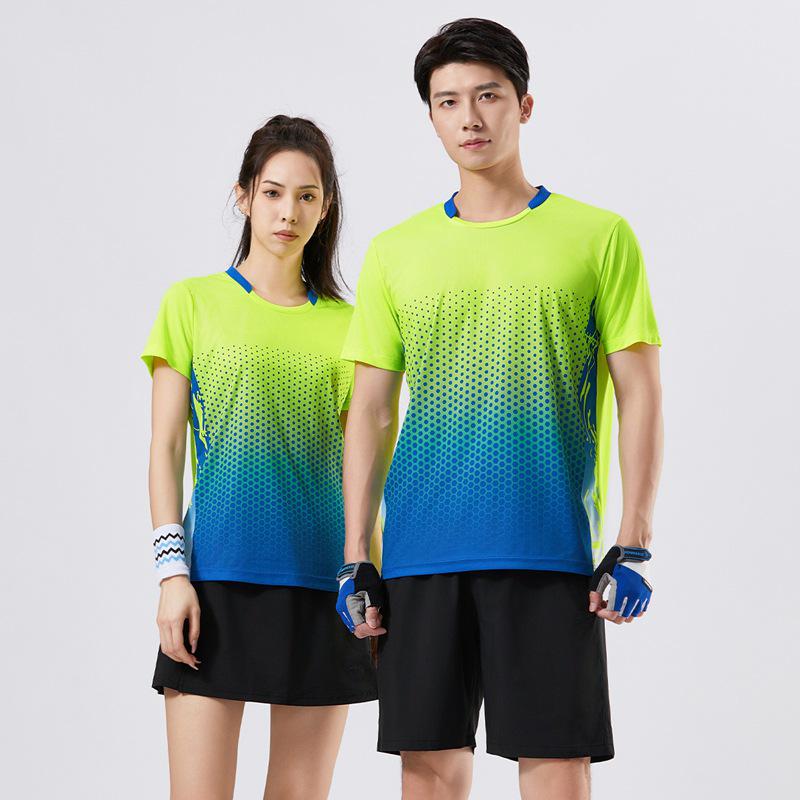 Unisex Quick-Dry Short-Sleeve Sports T-Shirt for Summer - Great for Badminton, Tennis, and Table Tennis M
Unisex Quick-Dry Short-Sleeve Sports T-Shirt for Summer - Great for Badminton, Tennis, and Table Tennis M
