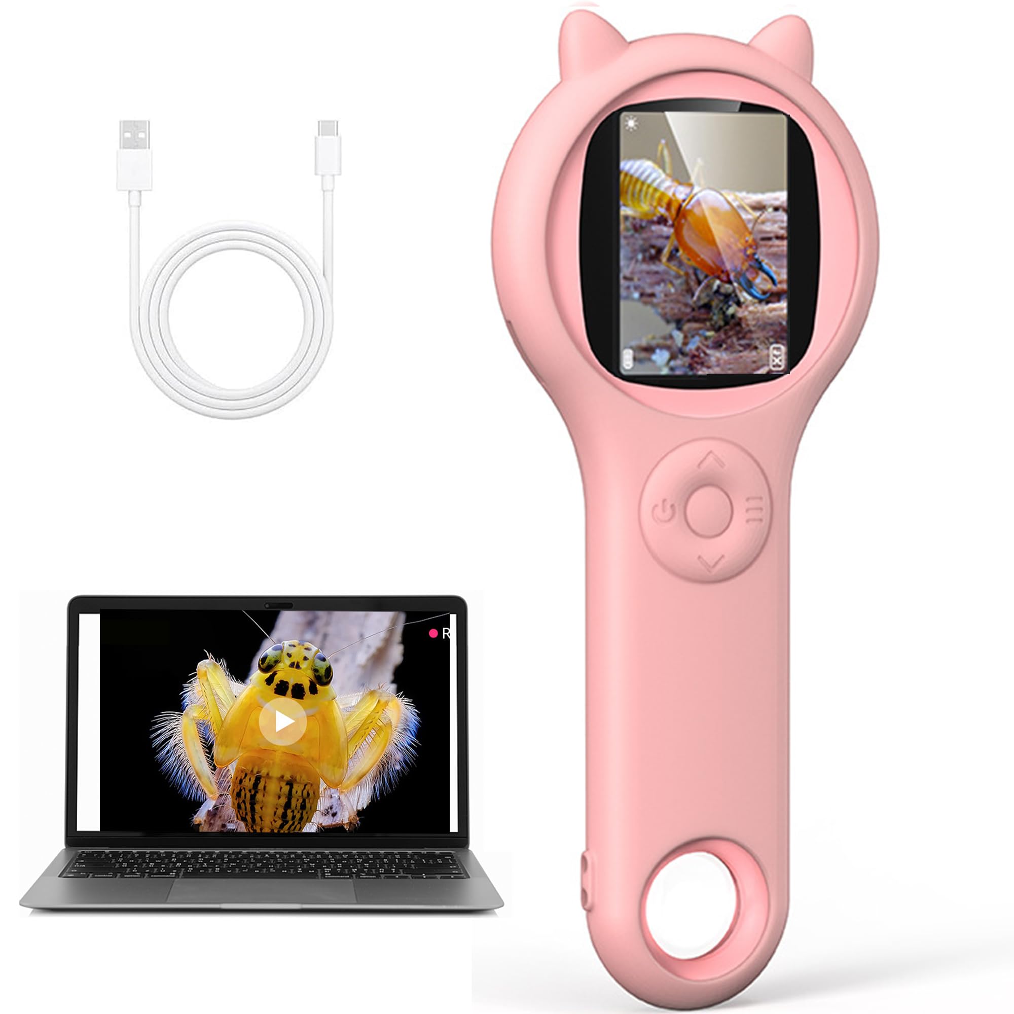 Microscope Scope 8 LED Lights 500x Magnification Subtle Magnification 10MM 2 Inch IPS Screen Pocket Friendly Neck Hanging Scope 2 Million Pixels
Microscope Scope 8 LED Lights 500x Magnification Subtle Magnification 10MM 2 Inch IPS Screen Pocket Friendly Neck Hanging Scope 2 Million Pixels