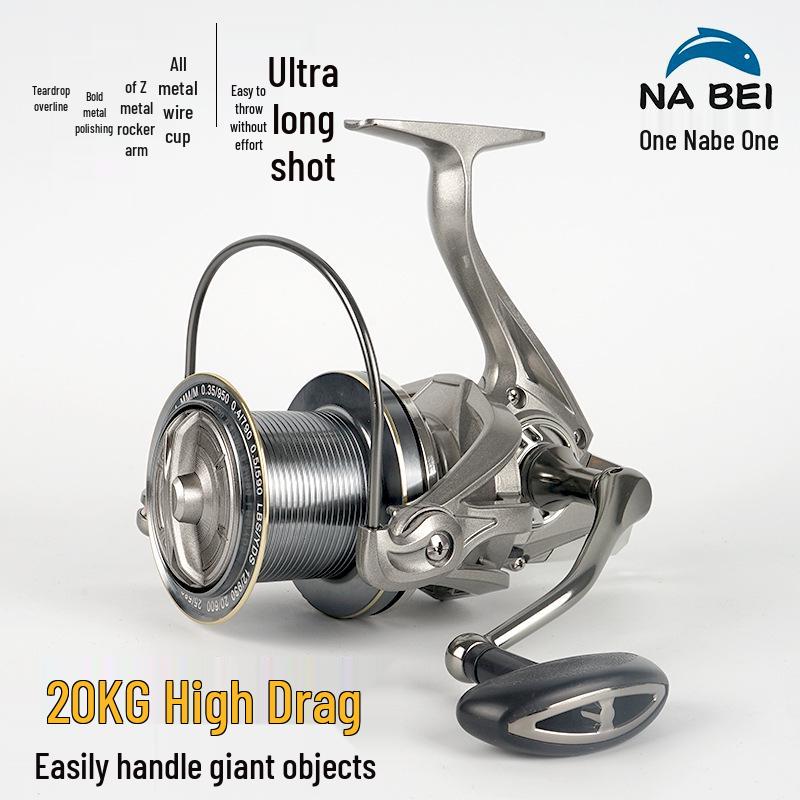 Катушка Nabe NGK Long Cast Micro Spinning с цельнометаллической шпулей для морской рыбалки NGK 8000
Катушка Nabe NGK Long Cast Micro Spinning с цельнометаллической шпулей для морской рыбалки NGK 8000