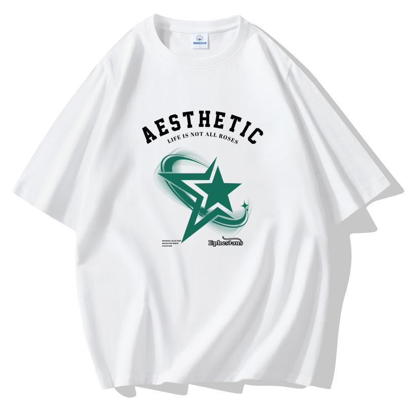 S-5XL Lucky Star Men s Loose Short Sleeves T-Shirt 100% Cotton XL білий
S-5XL Lucky Star Men s Loose Short Sleeves T-Shirt 100% Cotton XL білий