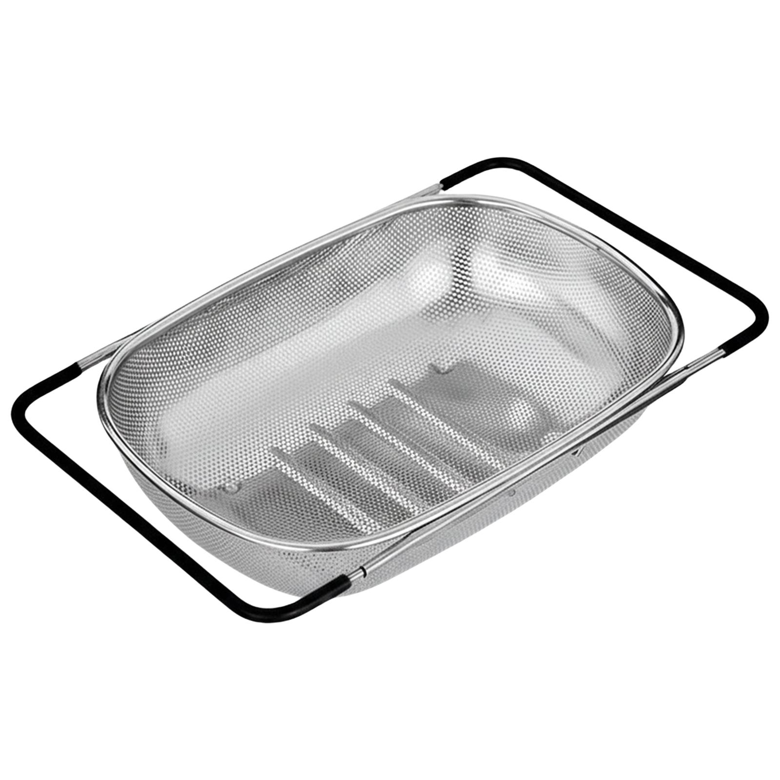 Strainers and Colanders Extendable Fine Mesh Strainer with Rubber Grip for Vegetables and Fruits чёрный
Strainers and Colanders Extendable Fine Mesh Strainer with Rubber Grip for Vegetables and Fruits чёрный