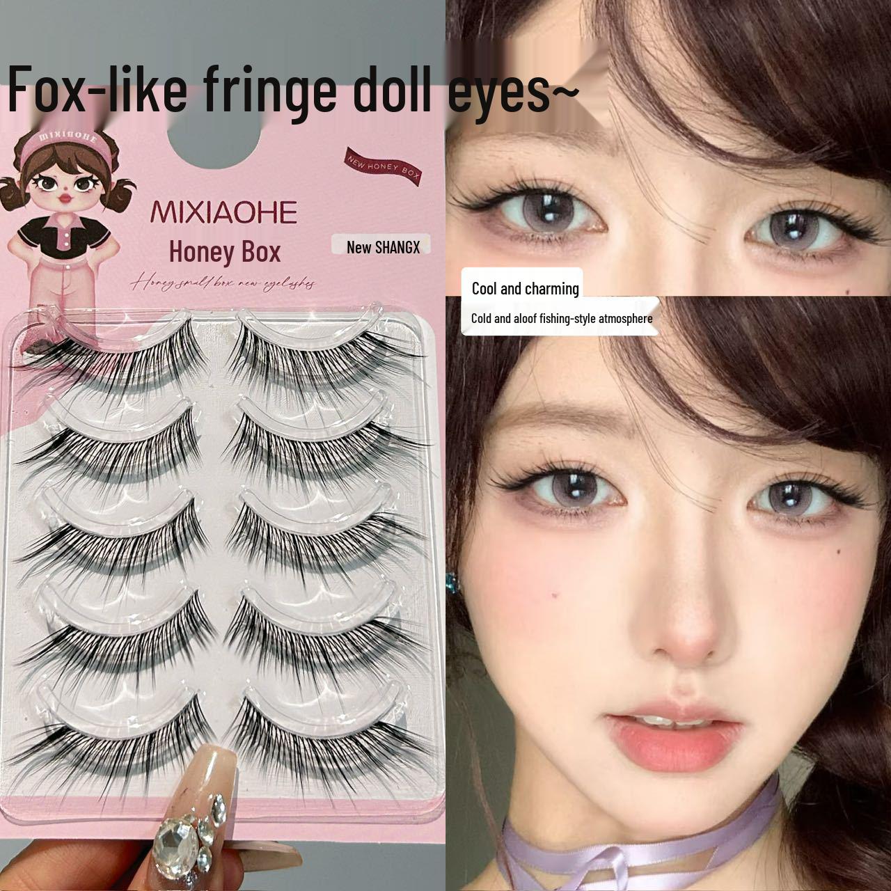 Накладные ресницы Honey Box Fox-Eye с кисточками, натуральный изгиб, фотогеничные, цельные
Накладные ресницы Honey Box Fox-Eye с кисточками, натуральный изгиб, фотогеничные, цельные