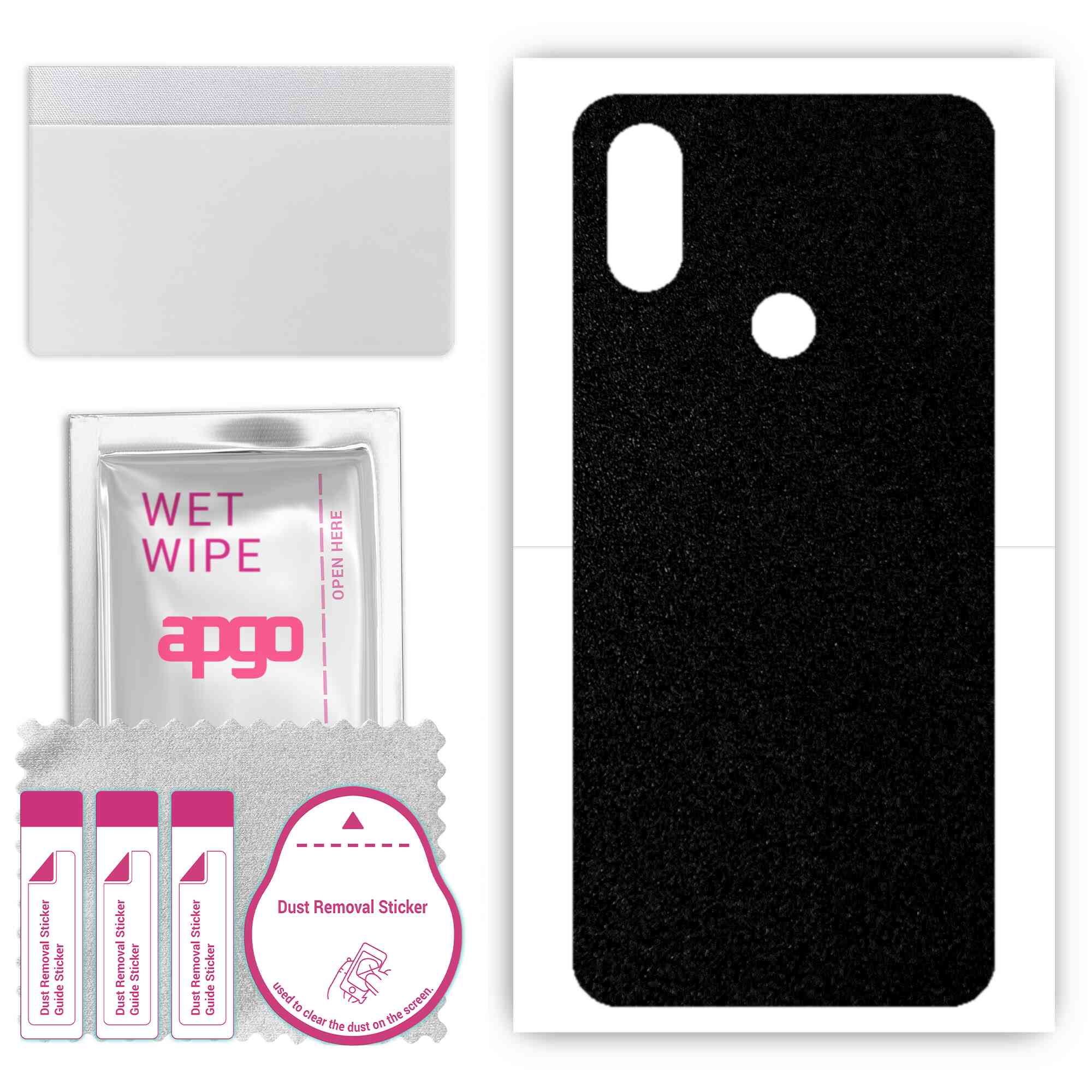 Apgo Protective Skin Sticker для задньої панелі сумісний з Xiaomi Mi A2 (Mi 6X), Пакетна плівка, фольга, вініл – візерунок матовий чорний
Apgo Protective Skin Sticker для задньої панелі сумісний з Xiaomi Mi A2 (Mi 6X), Пакетна плівка, фольга, вініл – візерунок матовий чорний
