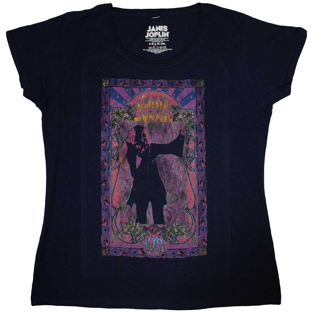 Janis Joplin T Shirt Paisley amp Flowers Frame new Official Womens Skinny Fit Blue Unisex T-Shirt S
Janis Joplin T Shirt Paisley amp Flowers Frame new Official Womens Skinny Fit Blue Unisex T-Shirt S
